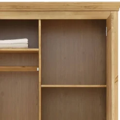 Massivholz Schränke|Drehtürenschränke*Pharao24 Schlafzimmerkleiderschrank Movay