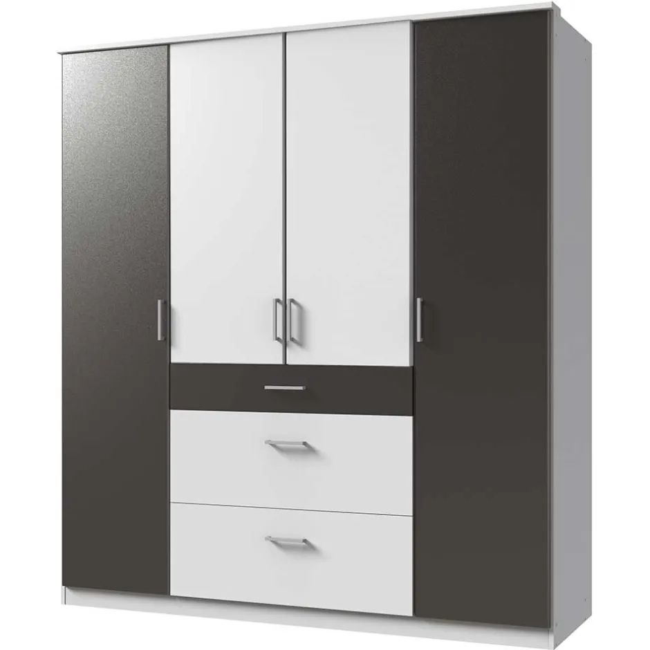 Pharao24 Schlafzimmerkleiderschrank Tolofoa> Drehtürenschränke|Jugendkleiderschrank