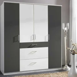 Pharao24 Schlafzimmerkleiderschrank Tolofoa> Drehtürenschränke|Jugendkleiderschrank