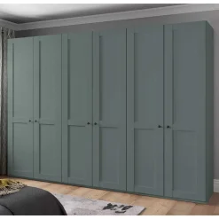 Pharao24 Schlafzimmerkleiderschrank modern Landhaus Forjan> Drehtürenschränke