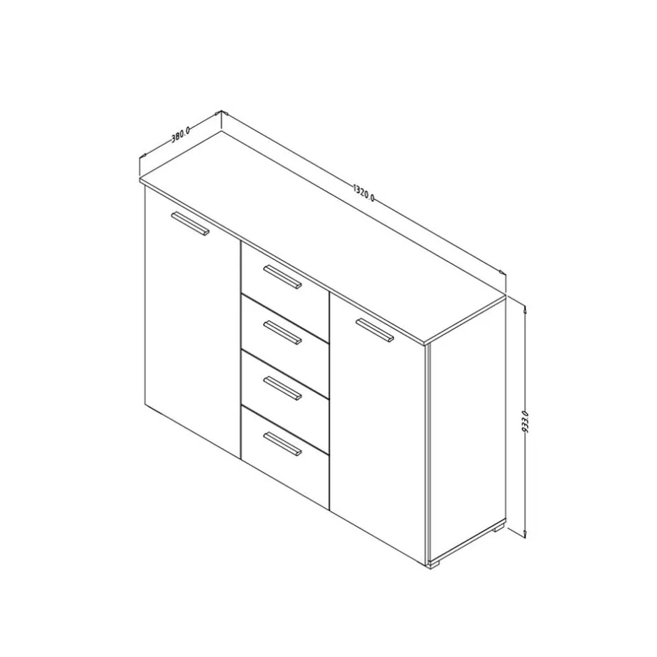 Esszimmerkommoden|Sideboards*Pharao24 Schlafzimmerkommode Salassos