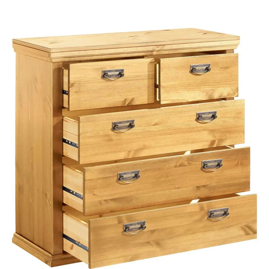 Massivholzmöbel|Küchenkommode*Pharao24 Schlafzimmerkommode Zvalonca