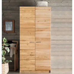 Pharao24 Schlafzimmerschrank Abelka> Drehtürenschränke|Massivholz Kleiderschränke