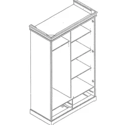 Drehtürenschränke|Massivholz Kleiderschränke*Pharao24 Schlafzimmerschrank Aluko