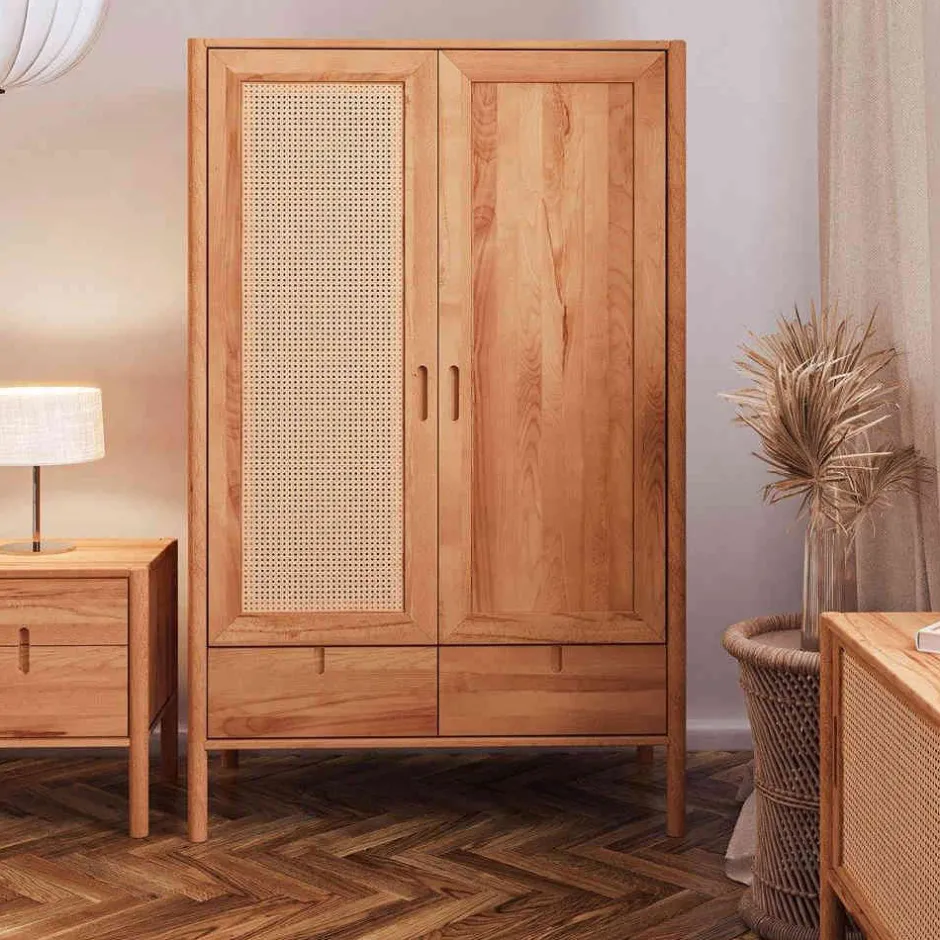 Massivholzmöbel|Wäscheschrank*Pharao24 Schlafzimmerschrank Artjes