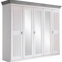 Pharao24 Schlafzimmerschrank Benfitas> Massivholz Schränke|Kleiderschränke