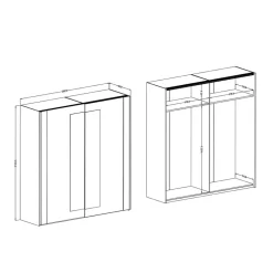 Pharao24 Schlafzimmerschrank Klevani><noscript><img width=