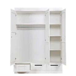 Massivholzmöbel|Drehtürenschränke*Pharao24 Schlafzimmerschrank Olcian