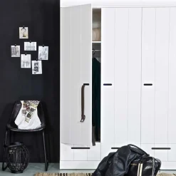 Massivholzmöbel|Drehtürenschränke*Pharao24 Schlafzimmerschrank Olcian