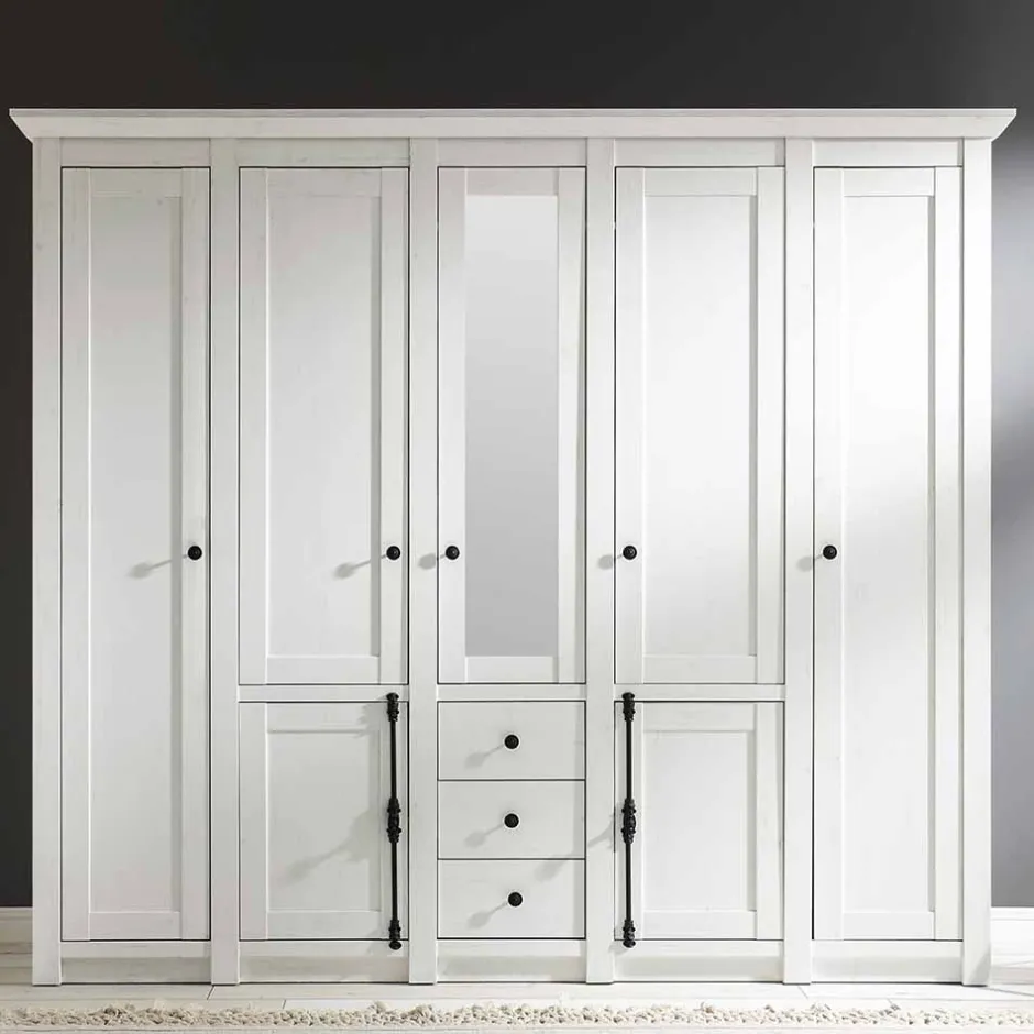 Drehtürenschränke|Kleiderschränke*Pharao24 Schlafzimmerschrank Pantina