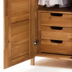 Massivholzmöbel|Drehtürenschränke*Pharao24 Schlafzimmerschrank Serinos