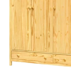 Drehtürenschränke|Massivholz Kleiderschränke*Pharao24 Schlafzimmerschrank Tine