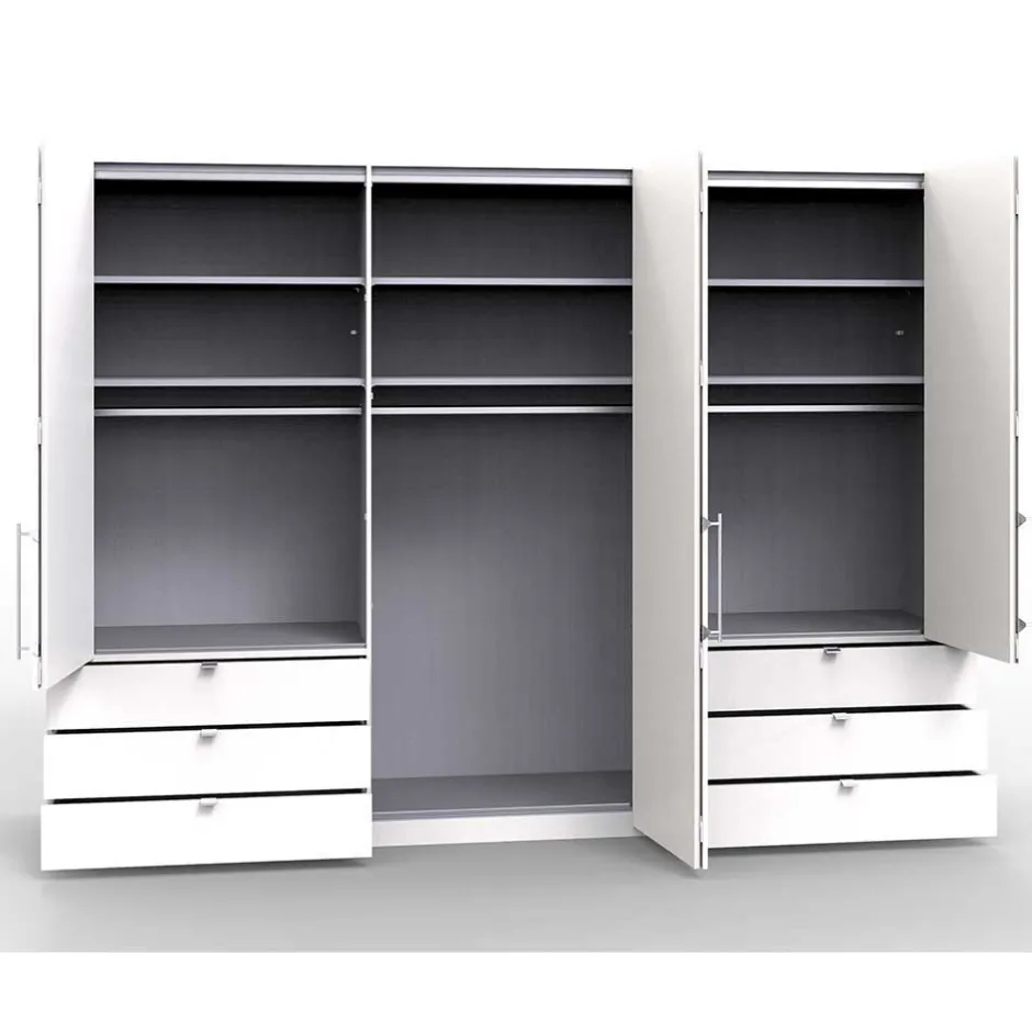 Pharao24 Schlafzimmerschrank Zymian> Kleiderschränke|Schlafzimmerschränke