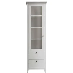 Pharao24 Schmale Vitrine Brostian> Wohnzimmerschrank|Massivholz Schränke