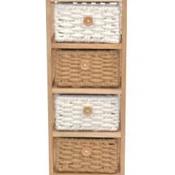 Pharao24 Schmales Badregal Nuro> Massivholzregale|Badregale