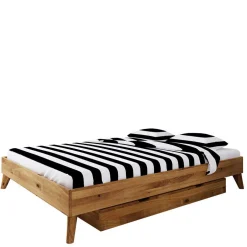 Schubkastenbetten|Einzelbetten*Pharao24 Schmales Bettgestell Vinial