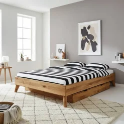 Schubkastenbetten|Einzelbetten*Pharao24 Schmales Bettgestell Vinial