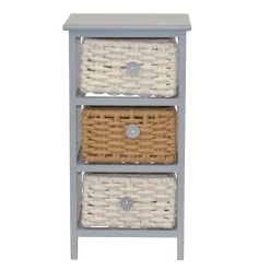 Pharao24 Schmales Regal mit Körben Variona> Badregale