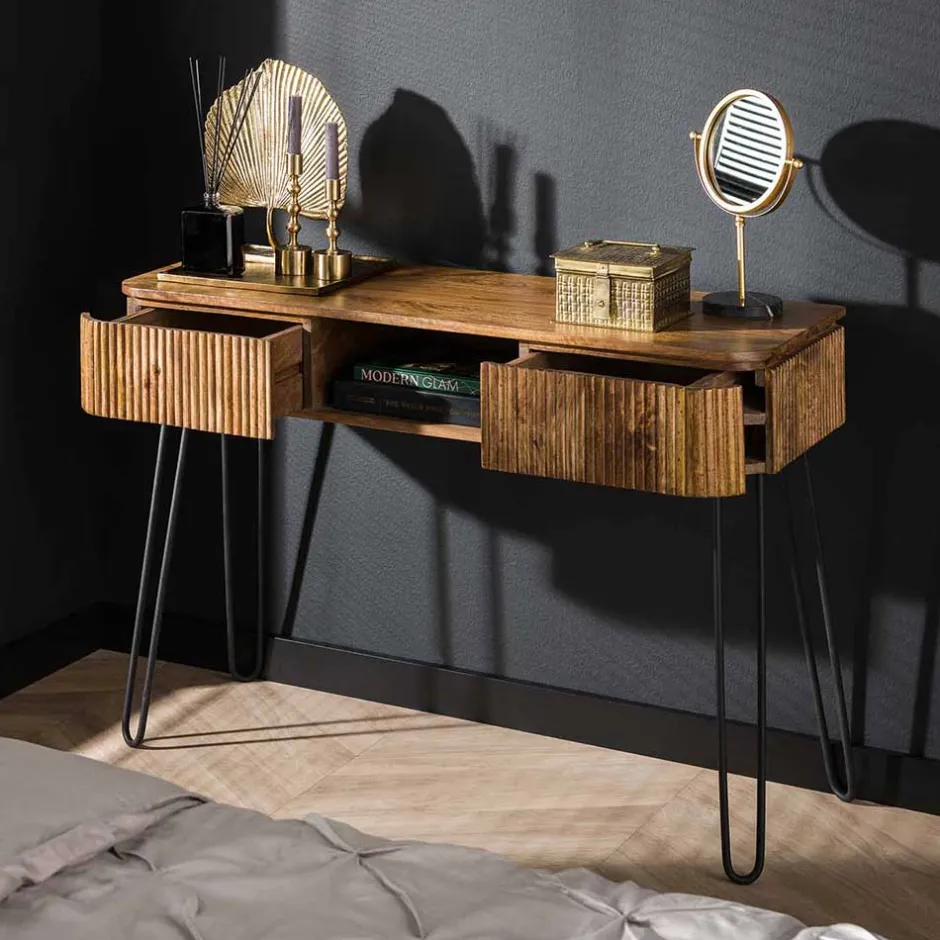 Pharao24 Schminktisch Sharay> Massivholztische|Computertische