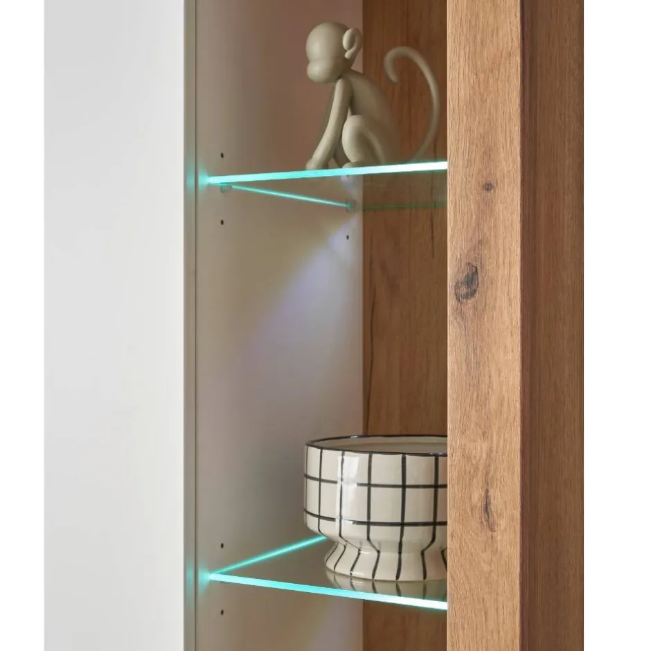 Vitrinenschrank|Wohnzimmervitrinen*Pharao24 Schrank Asprecca