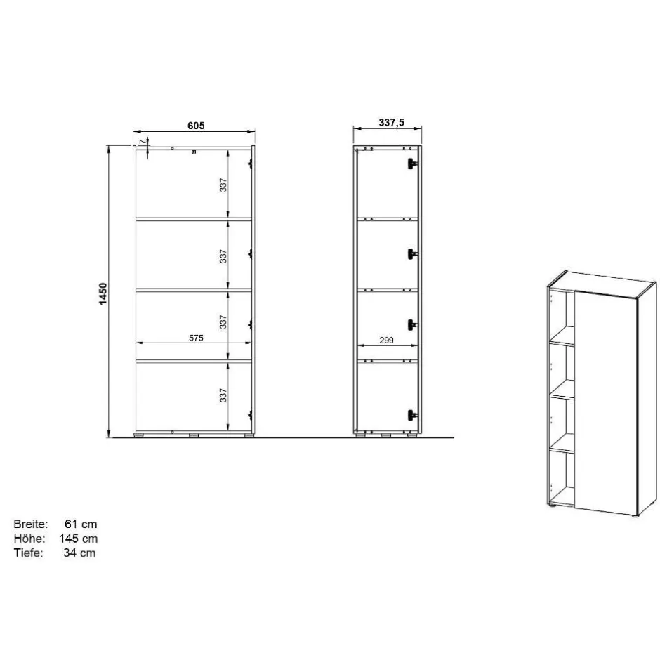 Büroschränke|Aktenschränke*Pharao24 Schrank Büro Sinnabra