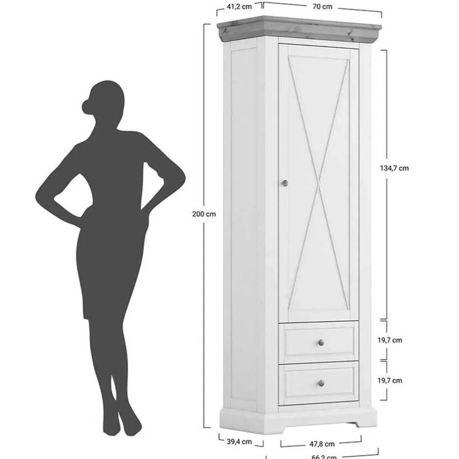 Dielenschränke*Pharao24 Schrank Holz Jeanys