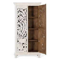 Massivholzmöbel|Wohnzimmerschrank*Pharao24 Schrank Holz Menorva