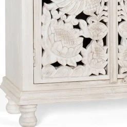 Massivholzmöbel|Wohnzimmerschrank*Pharao24 Schrank Holz Menorva