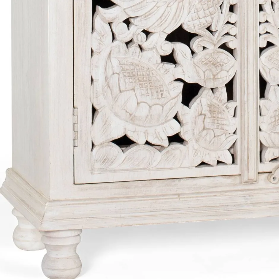 Massivholzmöbel|Wohnzimmerschrank*Pharao24 Schrank Holz Menorva