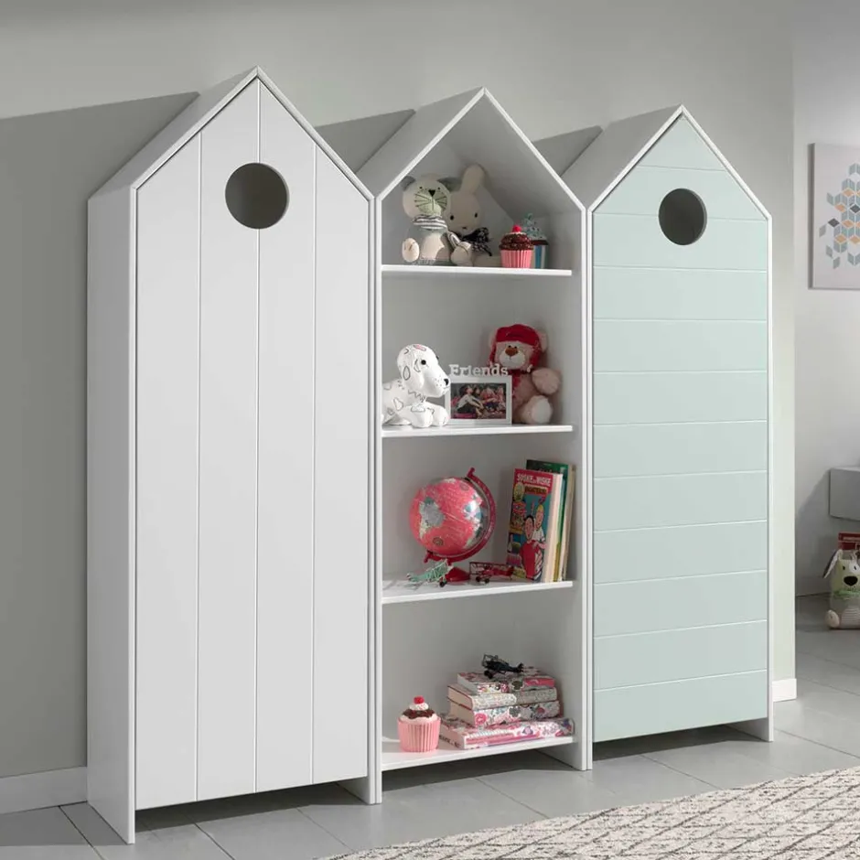 Kinderzimmerschränke*Pharao24 Schrank Kombi Vranona