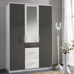 Pharao24 Schrank mit Spiegeltür Tolofoa> Jugendkleiderschrank|Drehtürenschränke