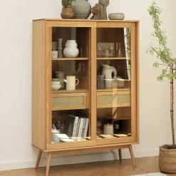 Pharao24 Schrank Vitrine Arenella> Wohnzimmervitrinen|Vitrinenschrank