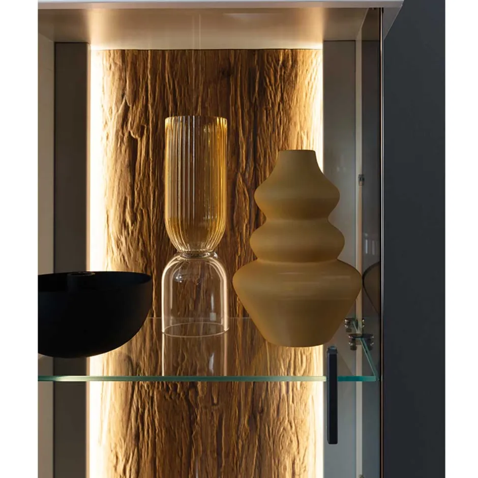 Vitrinenschrank|Wohnzimmervitrinen*Pharao24 Schrank Vitrine Barat