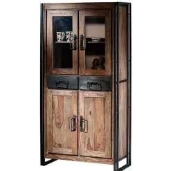 Vitrinenschrank|Stauraumvitrinen*Pharao24 Schrank Vitrine India