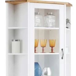 Vitrinenschrank|Stauraumvitrinen*Pharao24 Schrank Vitrine Luizana