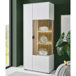 Vitrinenschrank|Stauraumvitrinen*Pharao24 Schrank Vitrine Saladd