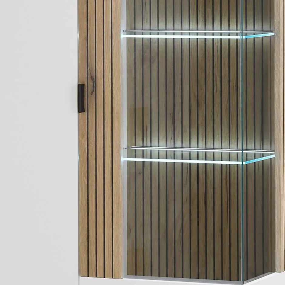Vitrinenschrank|Stauraumvitrinen*Pharao24 Schrank Vitrine Saladd