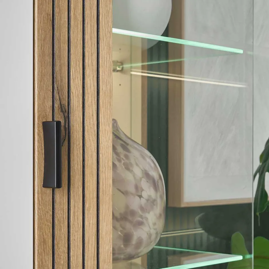 Vitrinenschrank|Stauraumvitrinen*Pharao24 Schrank Vitrine Saladd