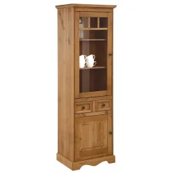 Wohnzimmerschrank|Massivholz Schränke*Pharao24 Schrank Vitrine Yoco