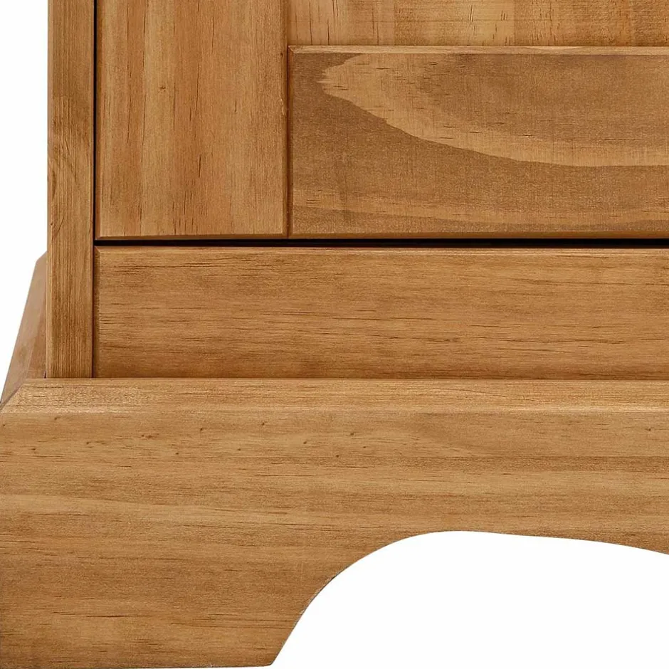 Wohnzimmerschrank|Massivholz Schränke*Pharao24 Schrank Vitrine Yoco