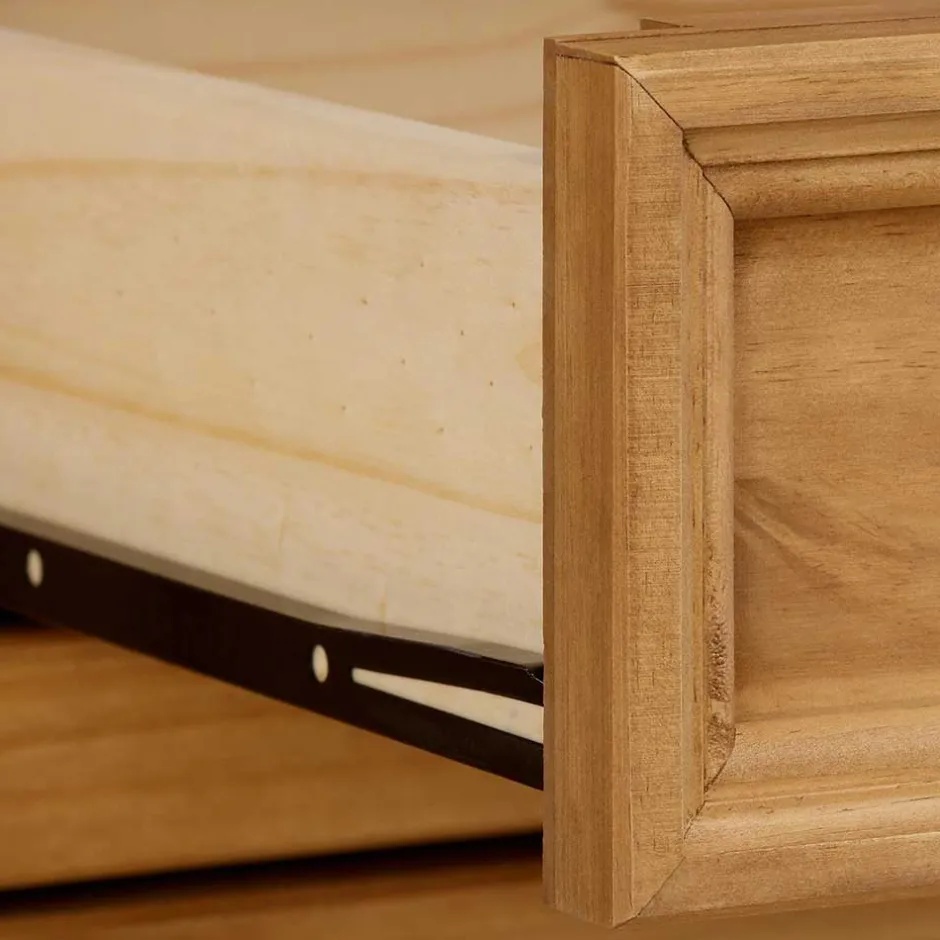 Wohnzimmerschrank|Massivholz Schränke*Pharao24 Schrank Vitrine Yoco