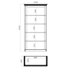 Wohnwand 350 Cm*Pharao24 Schrankwand Craiova