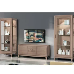 Moderne Wohnwände|Massivholz Wohnwände*Pharao24 Schrankwand Daifuna