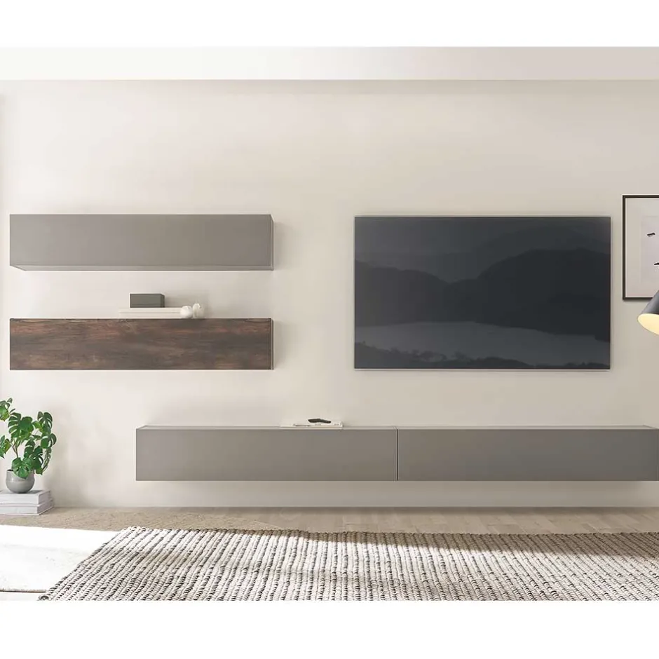 Wohnwand 300 Cm|Moderne Wohnwände*Pharao24 Schrankwand Hanniba