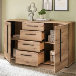 Moderne Wohnwände|Wohnwand 250 Cm*Pharao24 Schrankwand Wohnzimmer Cemutra