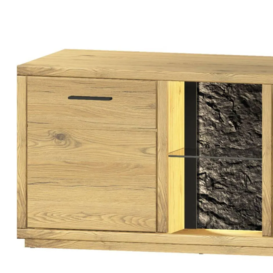 Moderne Wohnwände|Wohnwand 250 Cm*Pharao24 Schrankwand Wohnzimmer Ostoro