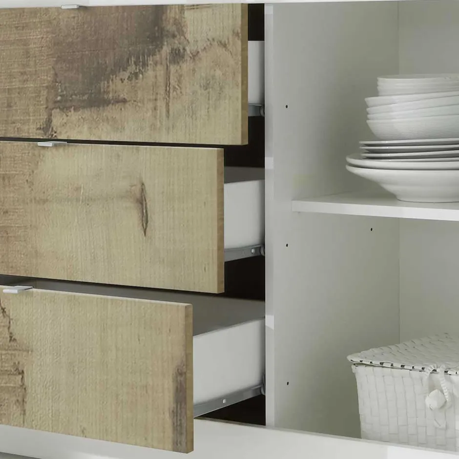 Pharao24 Schrankwand Yuelva> Wohnwand 300 Cm|Moderne Wohnwände