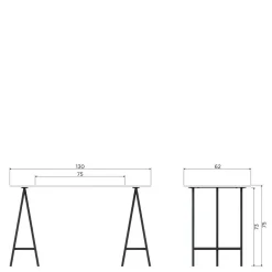 Schreibtische*Pharao24 Schreibtisch Azuro