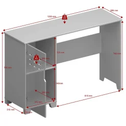 Schreibtische*Pharao24 Schreibtisch Cessan