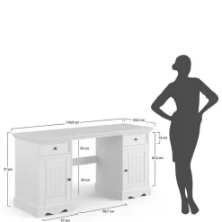 Pharao24 Schreibtisch Corao><noscript><img width=